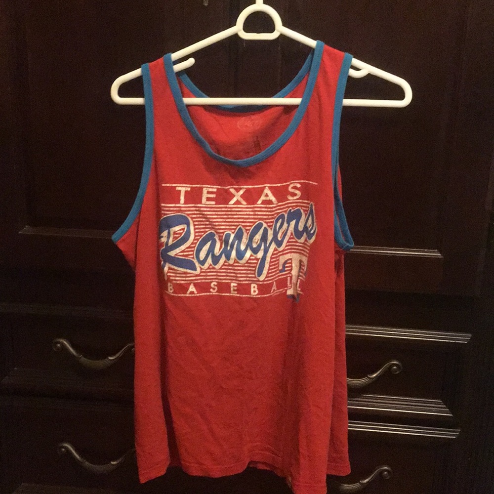 Texas Ranger Baseball Tank Top